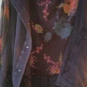Free People Oversized Boho Jacket Size L/G